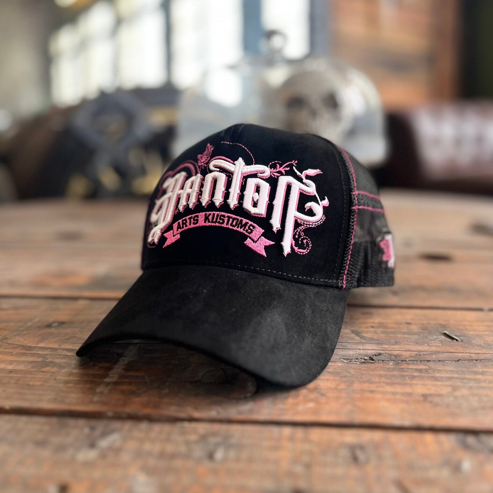 casquette-pink-danton-arts-kustoms danton arts kustoms cap/casquette rose