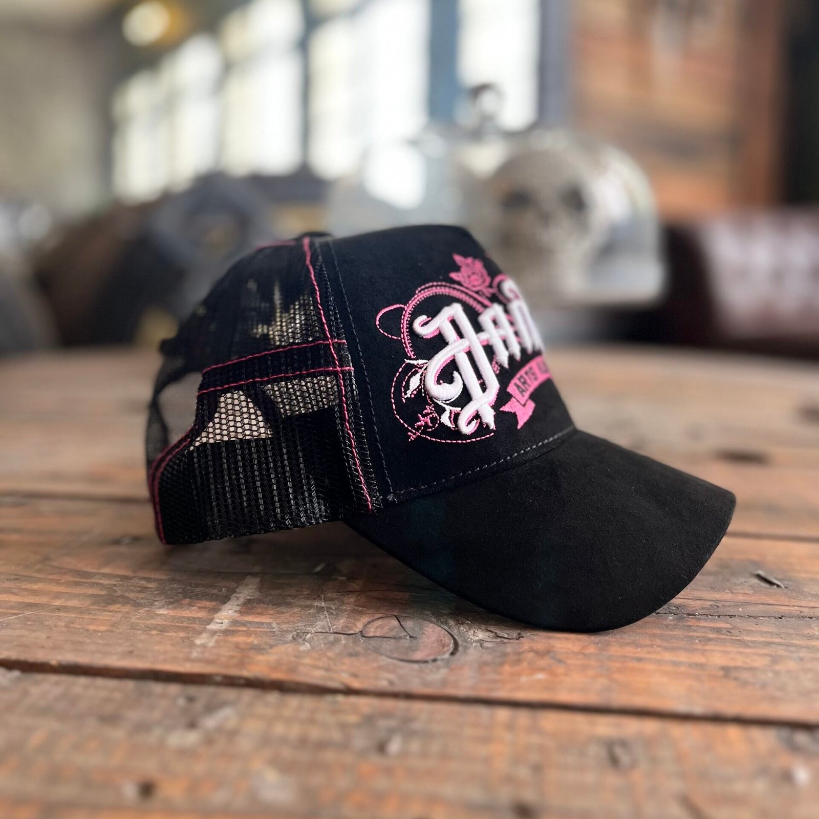 casquette-danton-arts-kustoms-rose danton arts kustoms cap/casquette